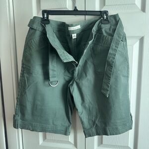 Gloria Vanderbilt Olive Cargo Shorts for Men